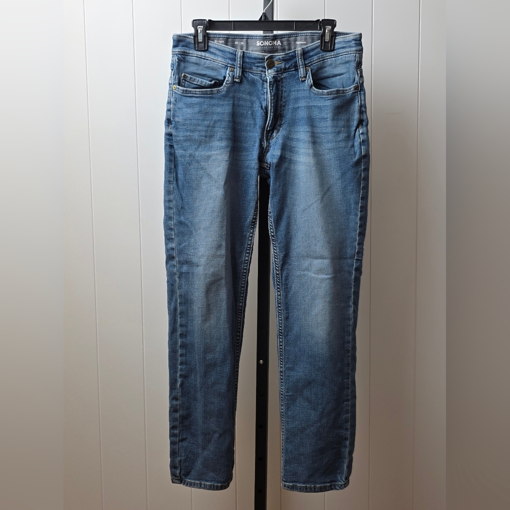 Sonoma Men’s Straight Fit Jeans Blue Size 30x30
